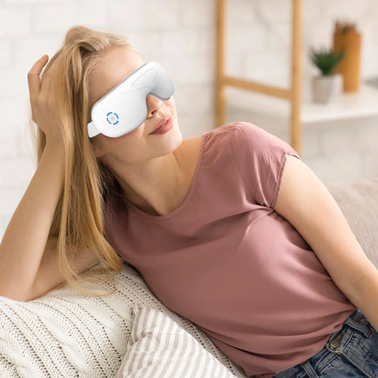 Ultimate Eye Massager with Heat & Music - Rechargeable Wireless Relief for All Ages