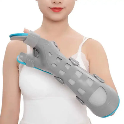 Wrist Support Brace Adjustable Hand Fracture Fixed Strap Sprain Carpal Tunnel Splint Posture Corrector Bandage Joint Pain Relief