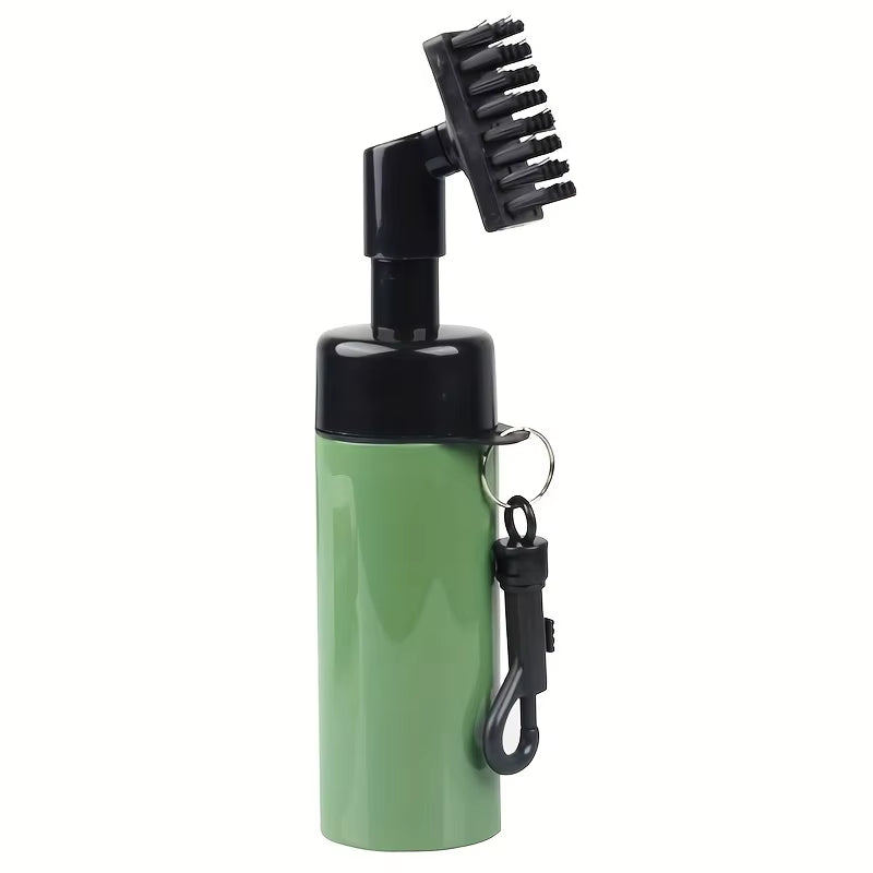 1/2Pcs Golf Club Cleaner Groove Tube Golf Brush Golf Club Brush with Leakproof Reservoir Tube Squeeze Bottle for Easy Cleaning