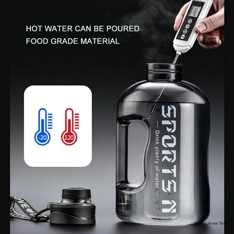 Sports Water Bottle Gym Cycling Cup Portable Large Capacity Water Bottle for Fitness Camping Men Water Kettle
