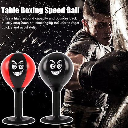Ultimate Stress Reliever Punching Bag Toy with Suction Cup - Fun Desk Boxing Ball for Kids to Reduce Tension!
