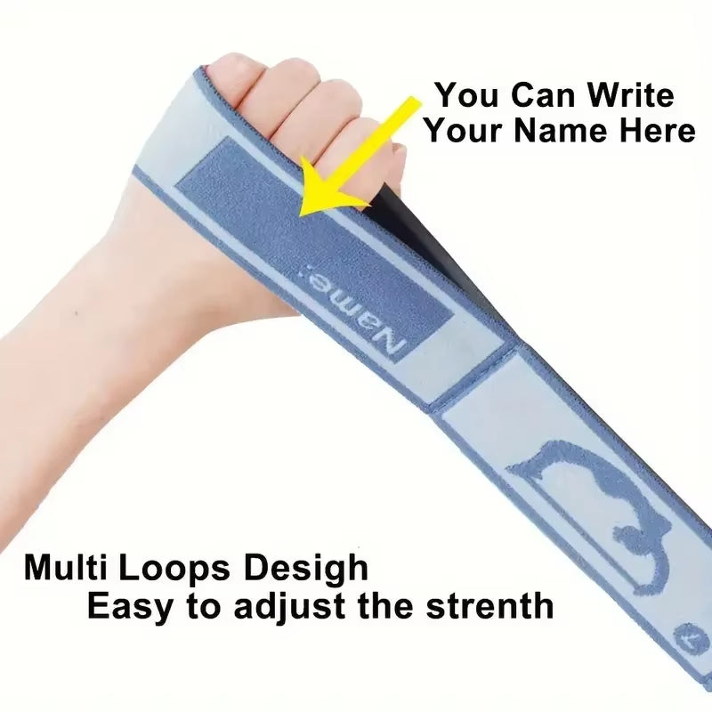 Yoga Stretching Belt Dance Stretching Band Elastic Yoga Resistance Bands Home Pilates Exercise Pull Strap Belt Fitness Sport