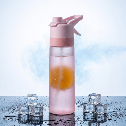 FrostFlow™ 2-in-1 Misting Sports Water Bottle.