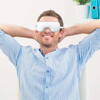 Ultimate Eye Massager with Heat & Music - Rechargeable Wireless Relief for All Ages