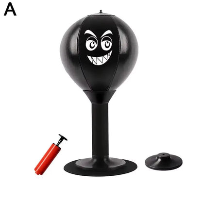 Ultimate Stress Reliever Punching Bag Toy with Suction Cup - Fun Desk Boxing Ball for Kids to Reduce Tension!