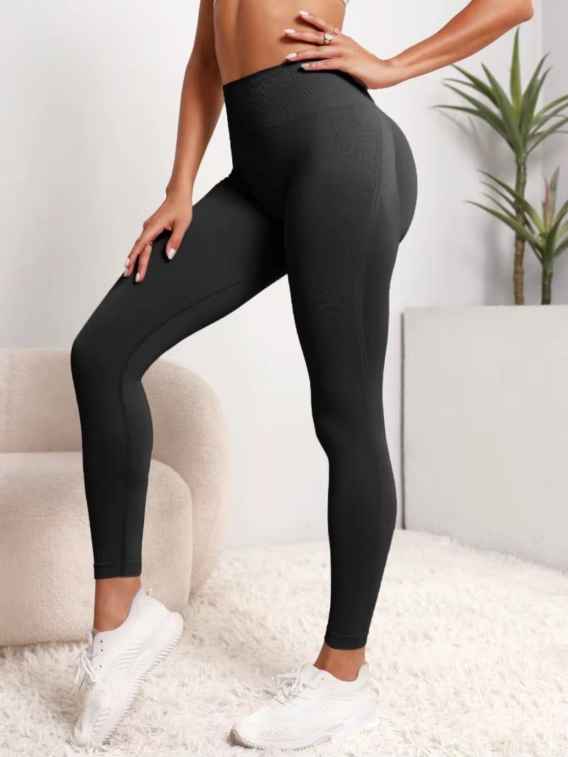 High Waist Seamless Push-Up Yoga Leggings for Women - Ultimate Fitness & Gym Wear