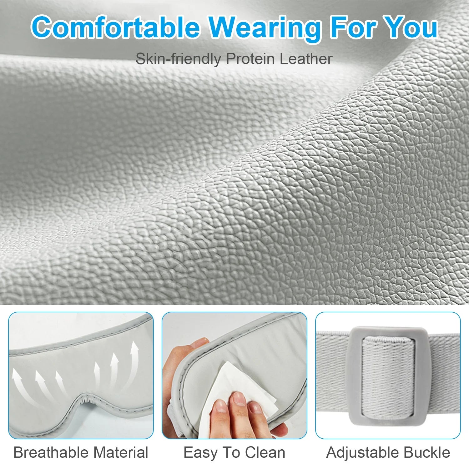 Ultimate Eye Massager with Heat & Music - Rechargeable Wireless Relief for All Ages