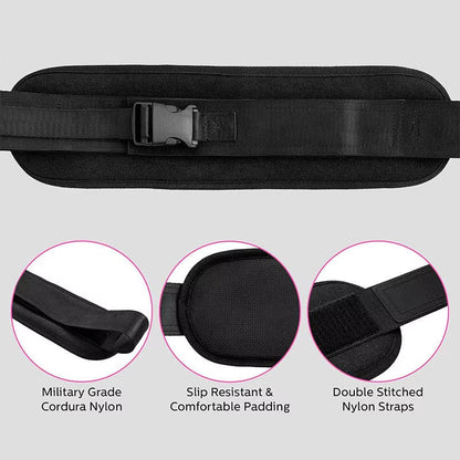 Sports Hip Thrust Belt Glute Trainer Adjustable Hip Thrust Belt for Dumbbells Men Women Home Workout Equipment