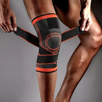 1Pc Breathable Compression Knee Brace for Sports, Andjoint Support - High Elastic Knee Pad Protector for Fitness,Weightlifting