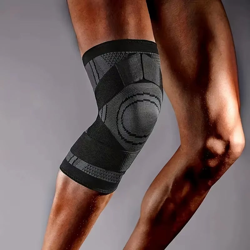 1Pc Breathable Compression Knee Brace for Sports, Andjoint Support - High Elastic Knee Pad Protector for Fitness,Weightlifting
